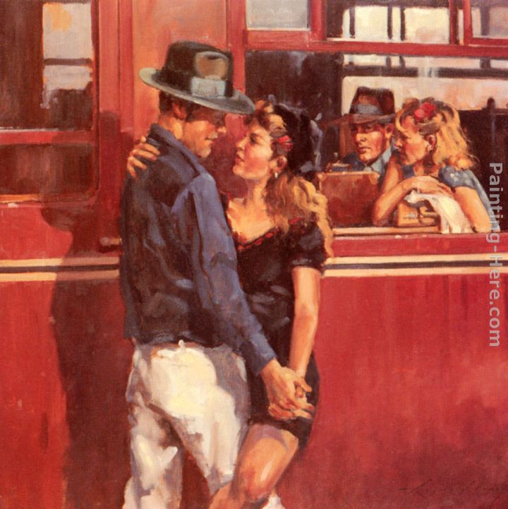 How Many Times Can We Say Goodbye painting - Raymond Leech How Many Times Can We Say Goodbye art painting